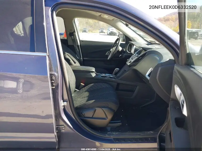 2GNFLEEK0D6332520 2013 Chevrolet Equinox 1Lt
