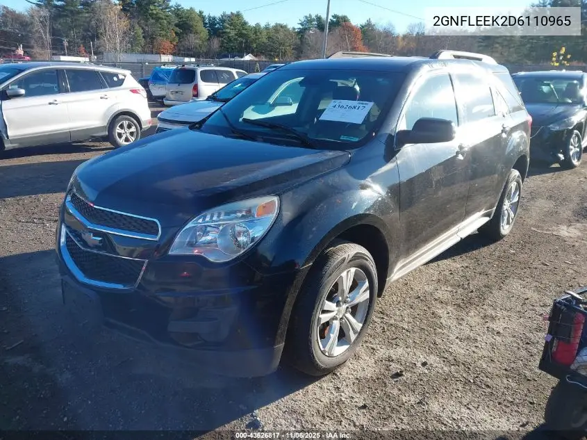2GNFLEEK2D6110965 2013 Chevrolet Equinox 1Lt