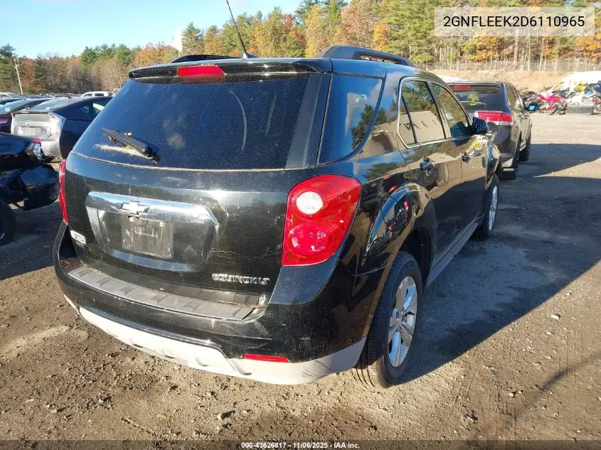 2GNFLEEK2D6110965 2013 Chevrolet Equinox 1Lt
