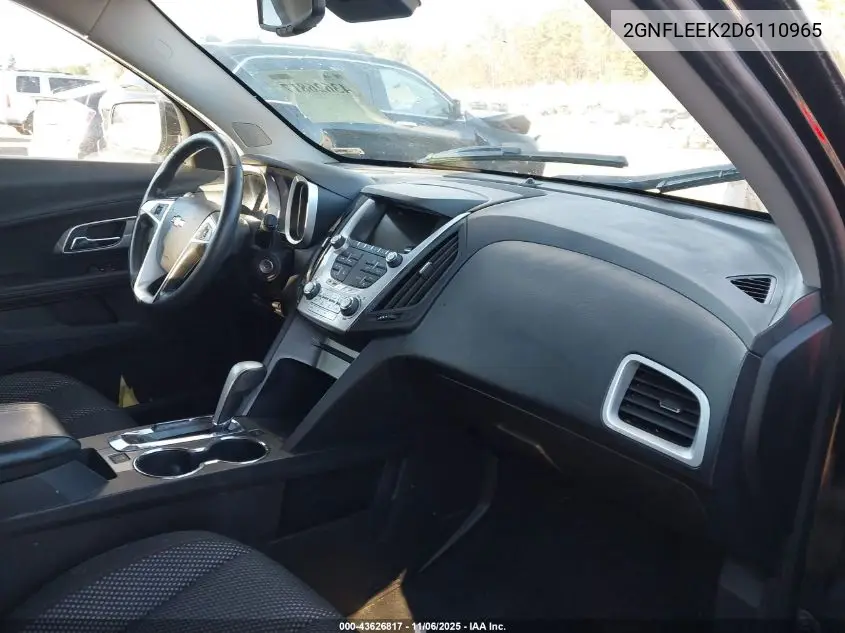 2GNFLEEK2D6110965 2013 Chevrolet Equinox 1Lt