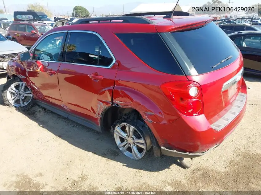 2GNALPEK1D6429070 2013 Chevrolet Equinox 2Lt