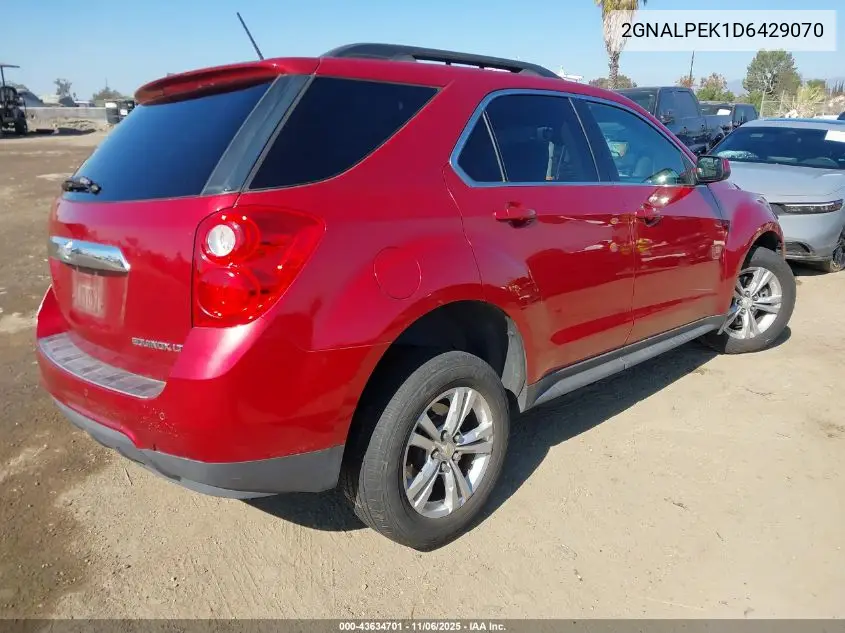 2GNALPEK1D6429070 2013 Chevrolet Equinox 2Lt