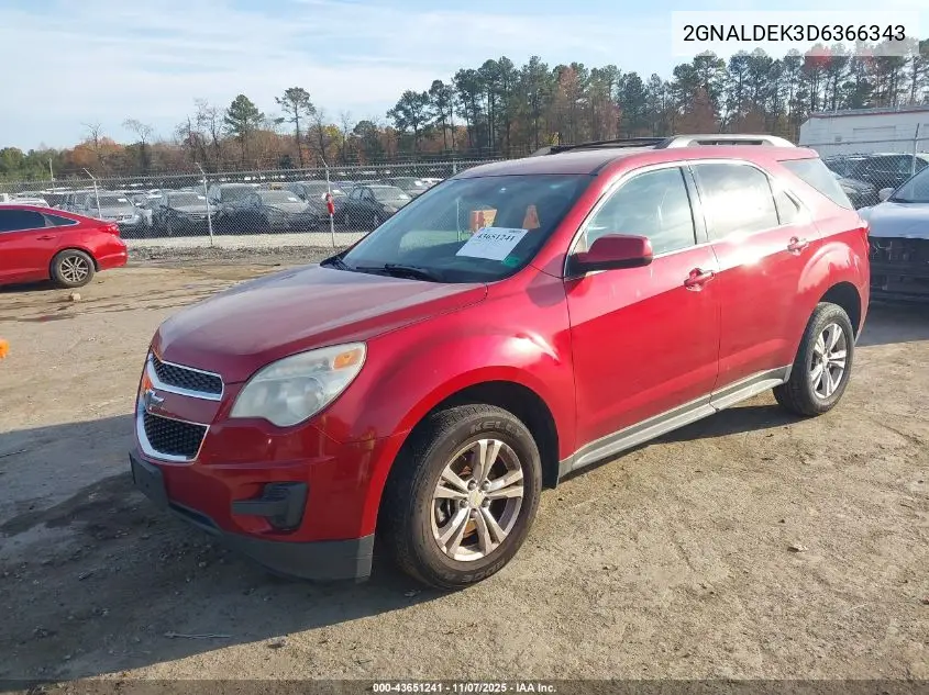 2GNALDEK3D6366343 2013 Chevrolet Equinox 1Lt