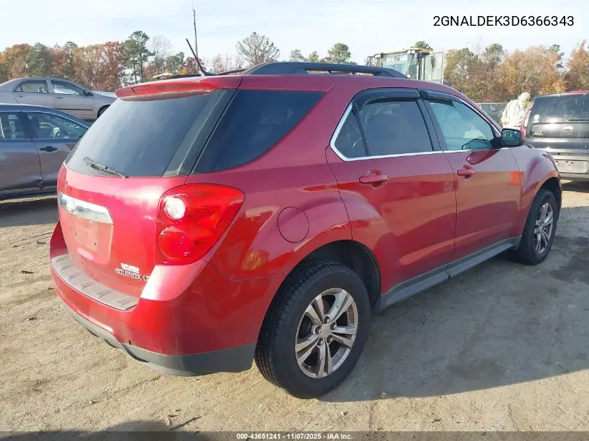 2GNALDEK3D6366343 2013 Chevrolet Equinox 1Lt