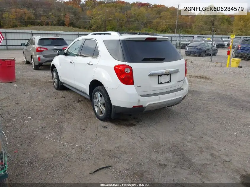 2GNFLGEK6D6284579 2013 Chevrolet Equinox Ltz