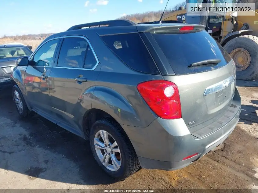 2GNFLEEK3D6103622 2013 Chevrolet Equinox 1Lt