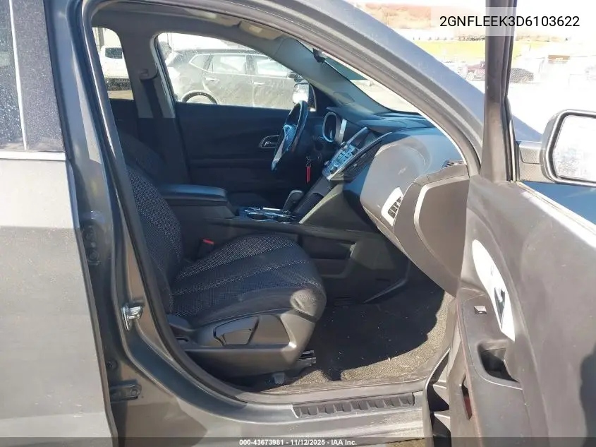 2GNFLEEK3D6103622 2013 Chevrolet Equinox 1Lt