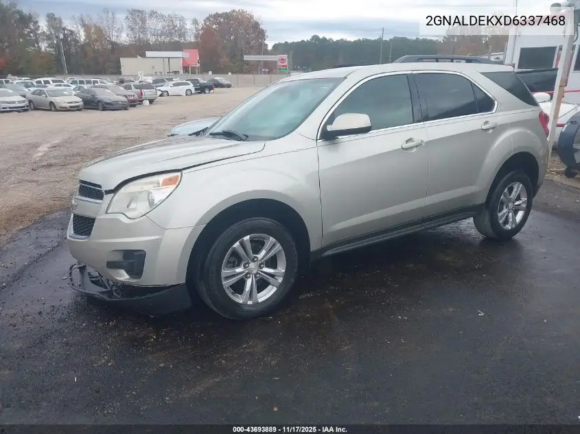 2GNALDEKXD6337468 2013 Chevrolet Equinox 1Lt