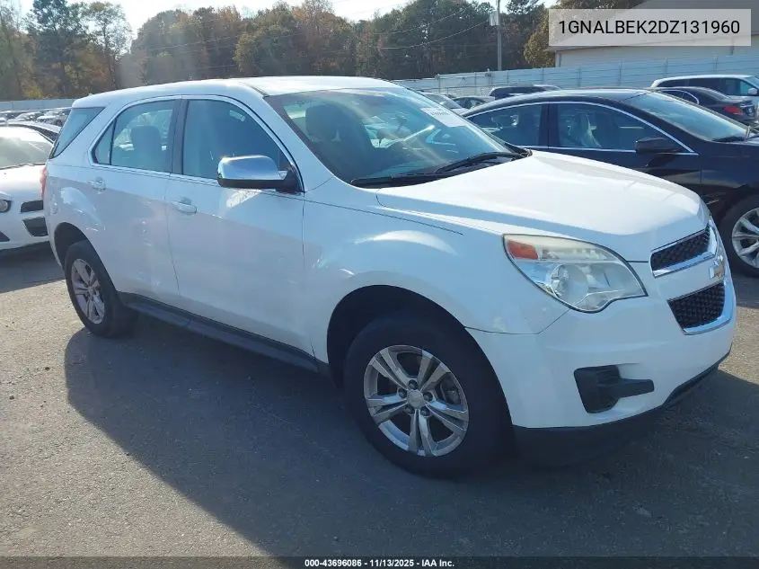 1GNALBEK2DZ131960 2013 Chevrolet Equinox Ls