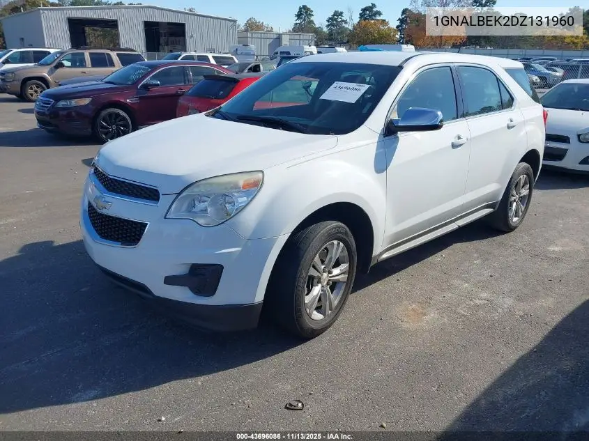 1GNALBEK2DZ131960 2013 Chevrolet Equinox Ls