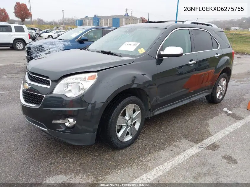 2GNFLGEKXD6275755 2013 Chevrolet Equinox Ltz