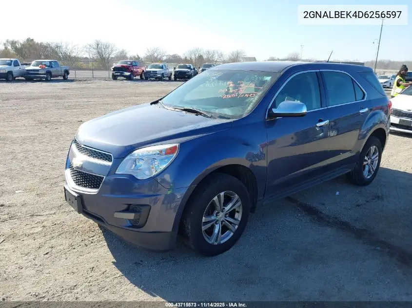 2GNALBEK4D6256597 2013 Chevrolet Equinox Ls