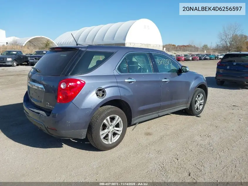 2GNALBEK4D6256597 2013 Chevrolet Equinox Ls