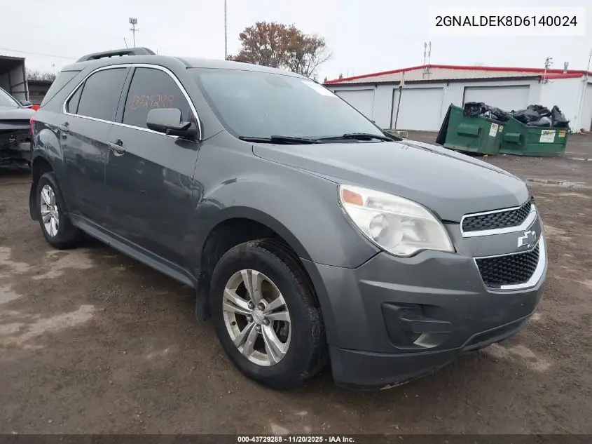 2GNALDEK8D6140024 2013 Chevrolet Equinox 1Lt
