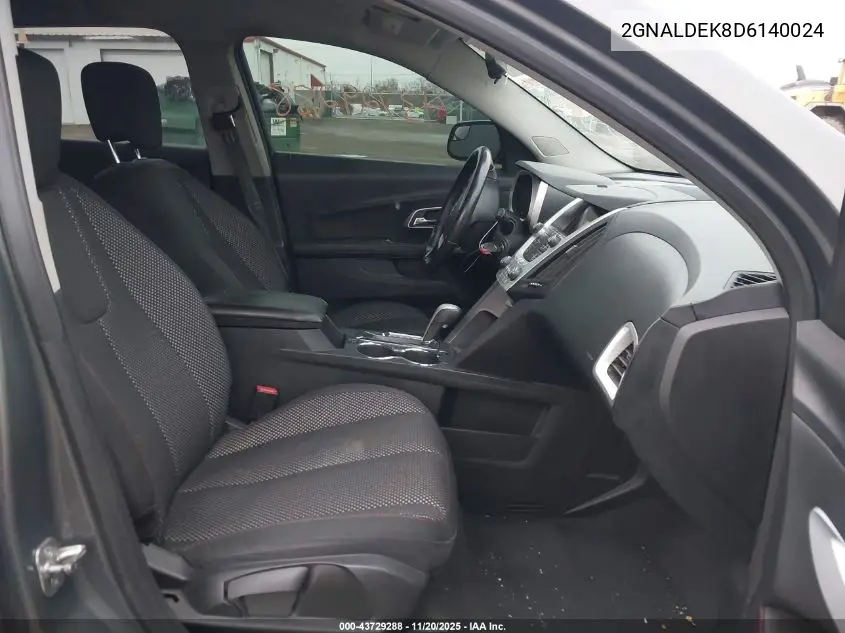 2GNALDEK8D6140024 2013 Chevrolet Equinox 1Lt