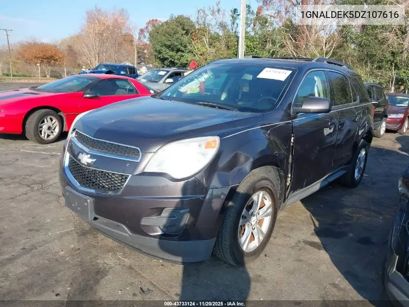 1GNALDEK5DZ107616 2013 Chevrolet Equinox 1Lt