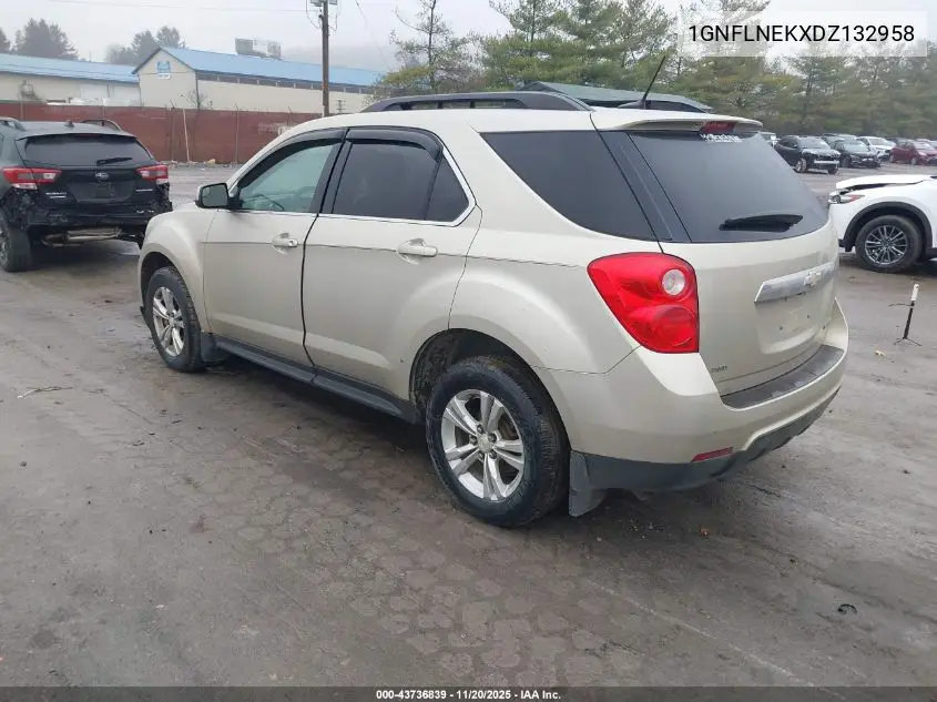 1GNFLNEKXDZ132958 2013 Chevrolet Equinox 2Lt