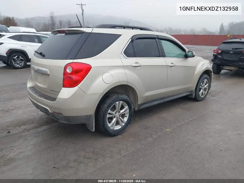 1GNFLNEKXDZ132958 2013 Chevrolet Equinox 2Lt