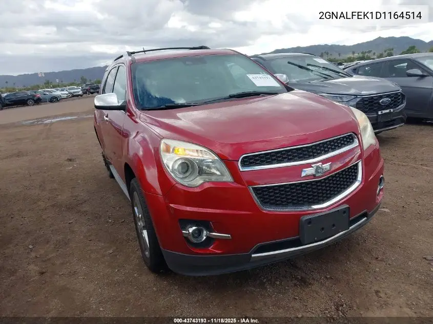 2GNALFEK1D1164514 2013 Chevrolet Equinox Ltz