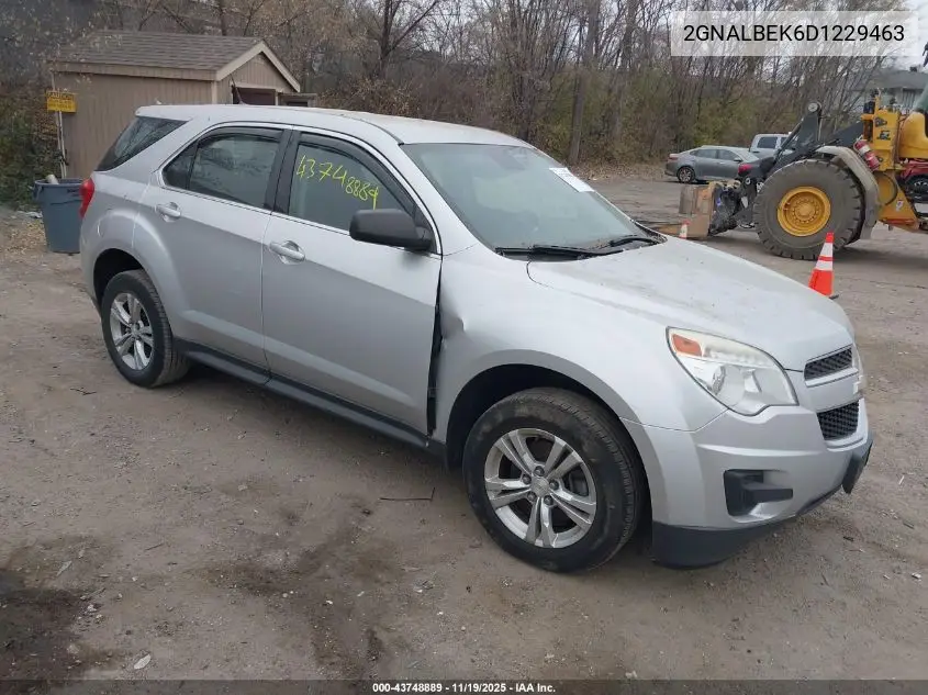 2GNALBEK6D1229463 2013 Chevrolet Equinox Ls