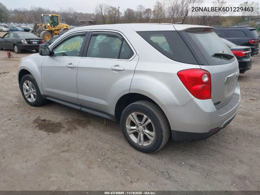 2GNALBEK6D1229463 2013 Chevrolet Equinox Ls
