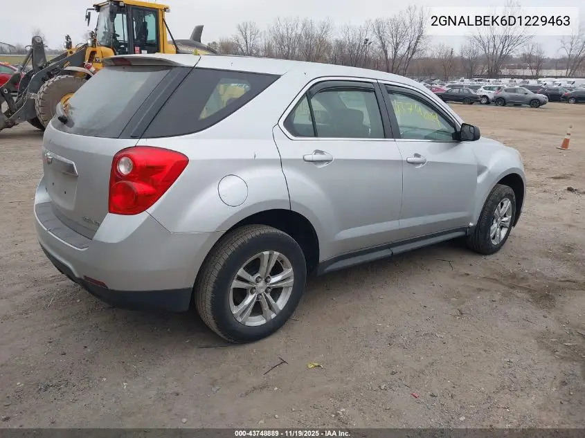 2GNALBEK6D1229463 2013 Chevrolet Equinox Ls