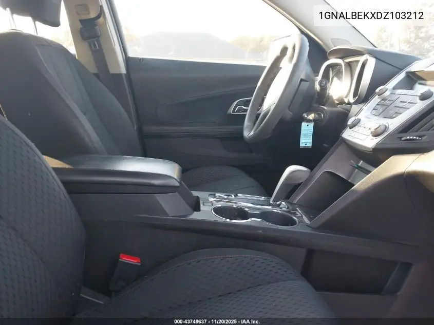 1GNALBEKXDZ103212 2013 Chevrolet Equinox Ls