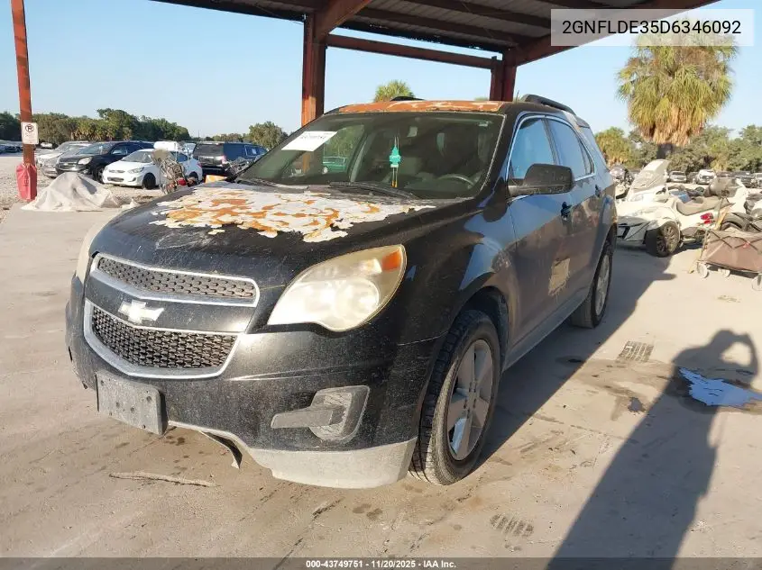 2GNFLDE35D6346092 2013 Chevrolet Equinox 1Lt