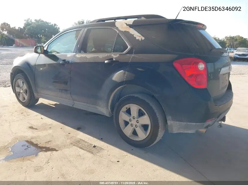 2GNFLDE35D6346092 2013 Chevrolet Equinox 1Lt