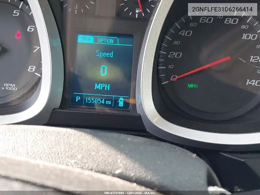 2GNFLFE31D6266414 2013 Chevrolet Equinox Ltz