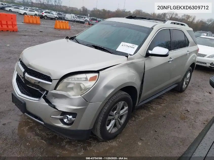2GNFLGEKXD6309712 2013 Chevrolet Equinox Ltz