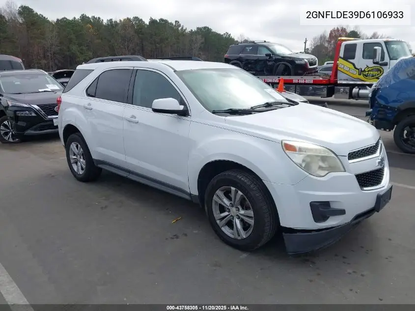 2GNFLDE39D6106933 2013 Chevrolet Equinox 1Lt