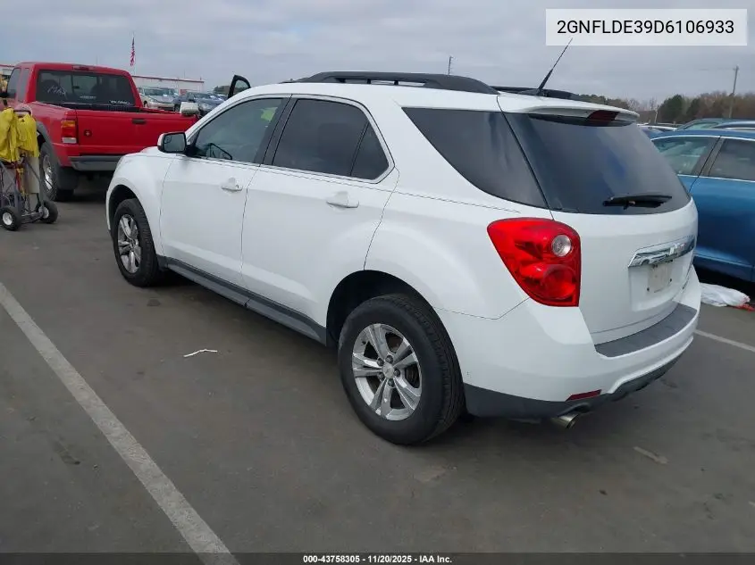2GNFLDE39D6106933 2013 Chevrolet Equinox 1Lt