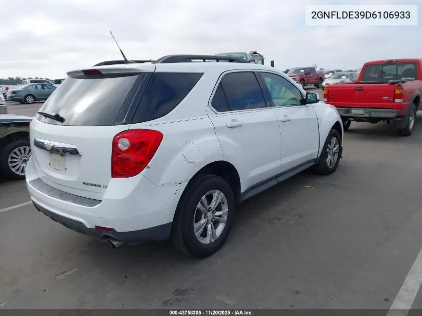 2GNFLDE39D6106933 2013 Chevrolet Equinox 1Lt