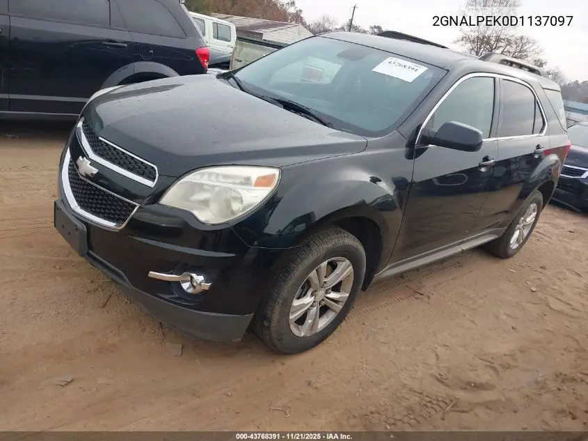 2GNALPEK0D1137097 2013 Chevrolet Equinox 2Lt