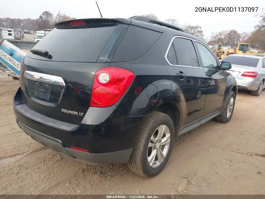 2GNALPEK0D1137097 2013 Chevrolet Equinox 2Lt