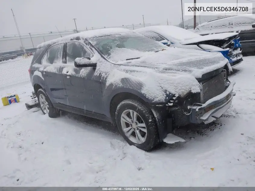 2GNFLCEK5D6346708 2013 Chevrolet Equinox Ls