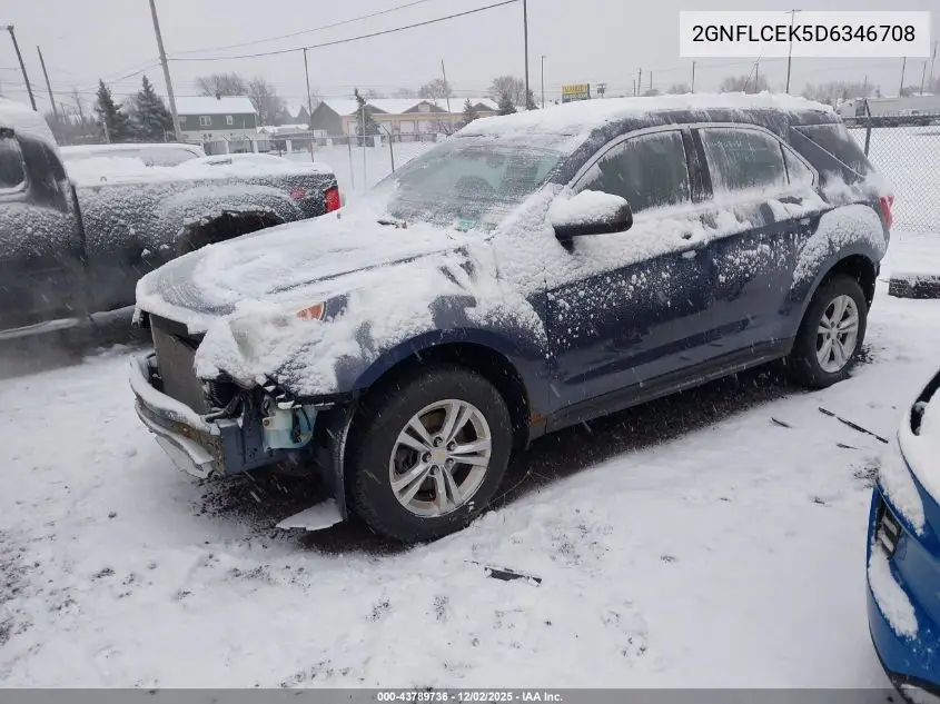 2GNFLCEK5D6346708 2013 Chevrolet Equinox Ls