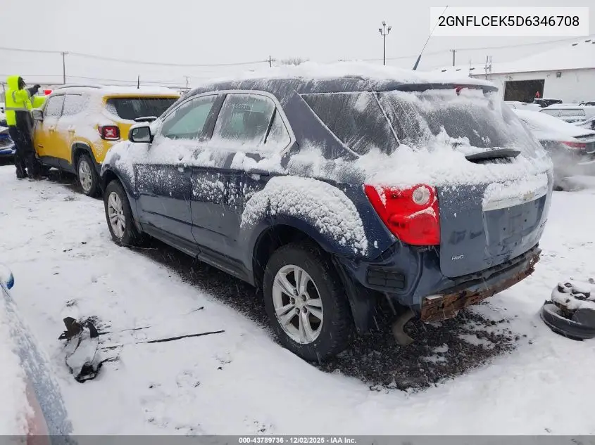 2GNFLCEK5D6346708 2013 Chevrolet Equinox Ls