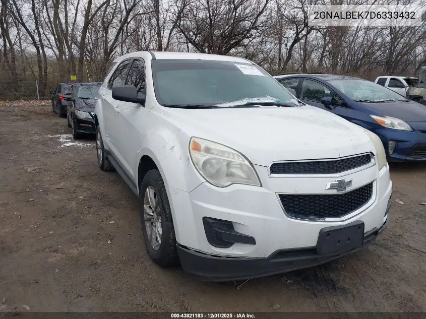 2GNALBEK7D6333432 2013 Chevrolet Equinox Ls