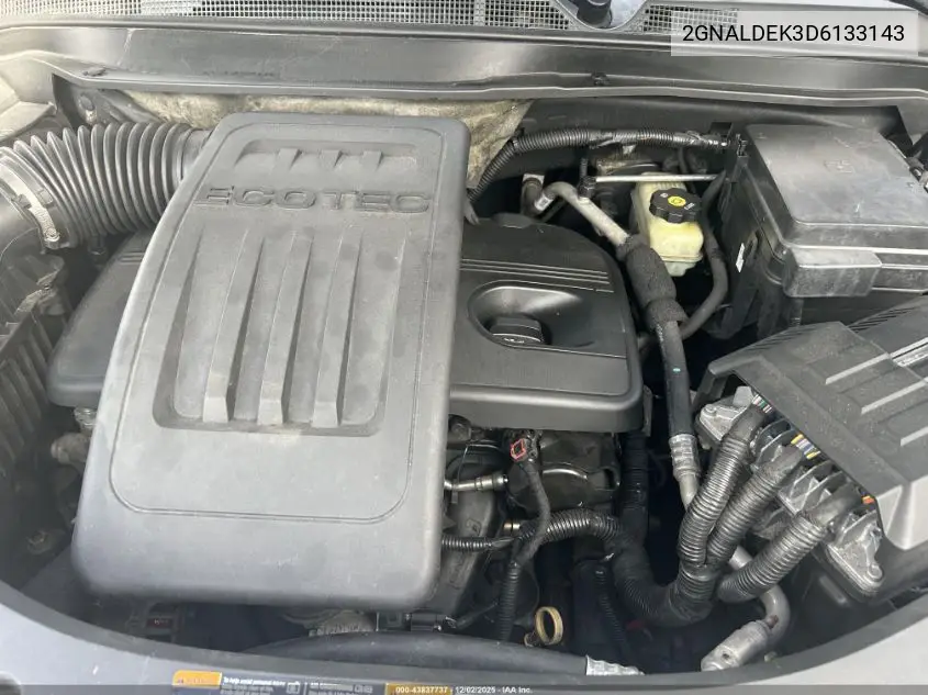 2GNALDEK3D6133143 2013 Chevrolet Equinox 1Lt