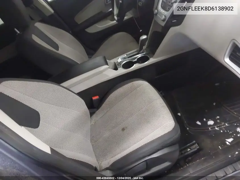 2GNFLEEK8D6138902 2013 Chevrolet Equinox 1Lt