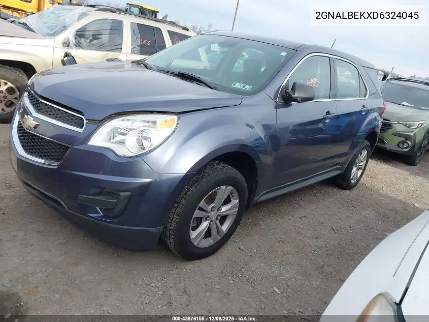 2GNALBEKXD6324045 2013 Chevrolet Equinox Ls