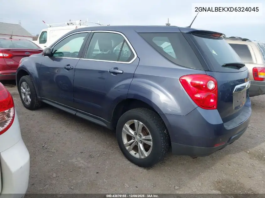 2GNALBEKXD6324045 2013 Chevrolet Equinox Ls