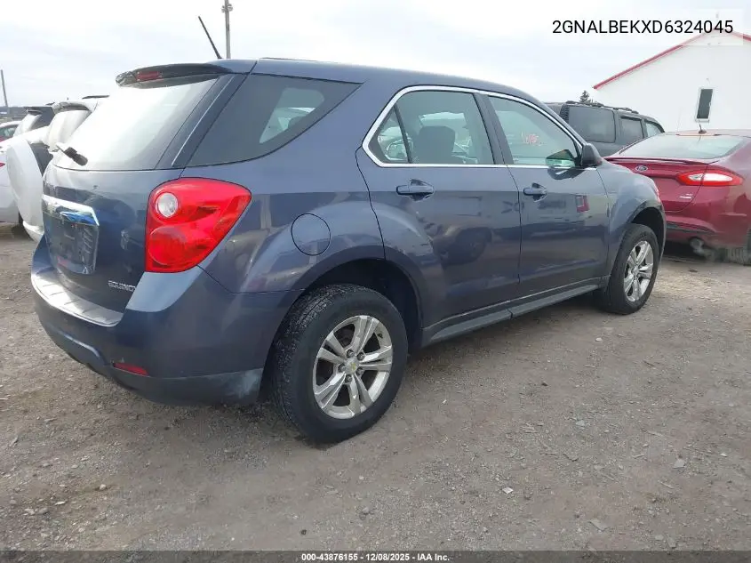 2GNALBEKXD6324045 2013 Chevrolet Equinox Ls