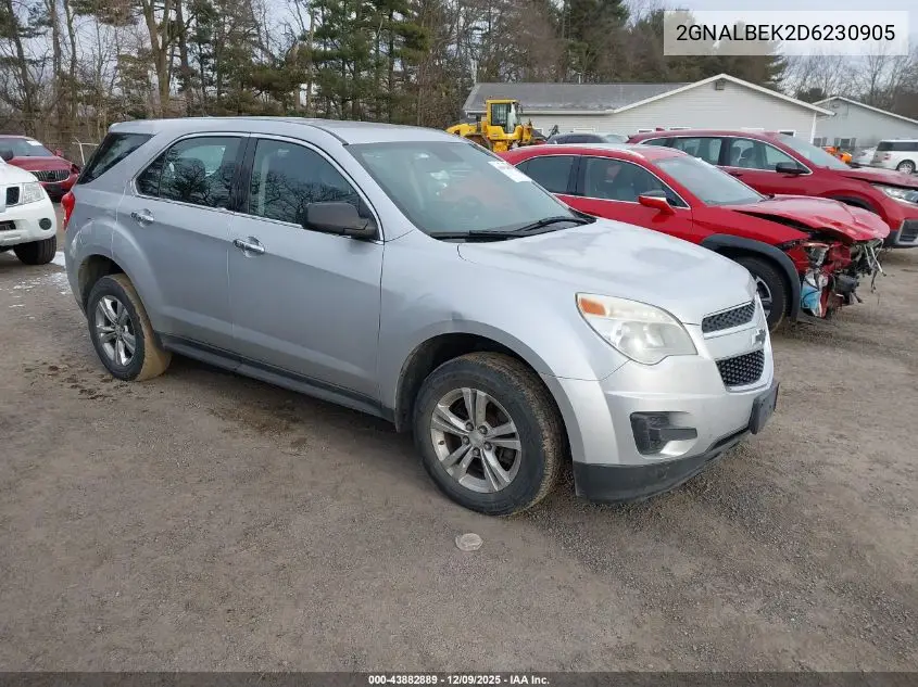 2GNALBEK2D6230905 2013 Chevrolet Equinox Ls