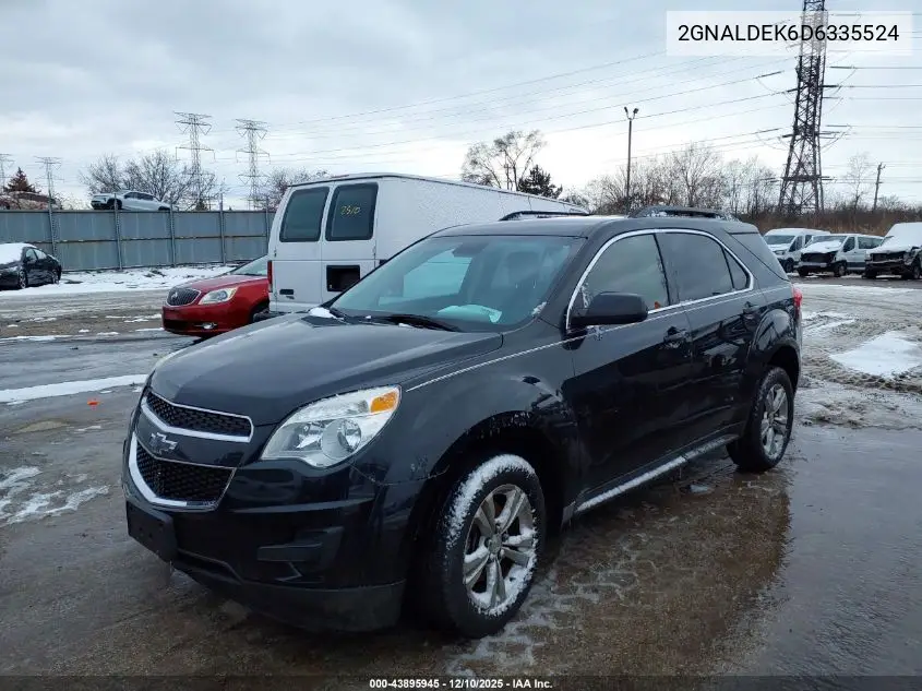 2GNALDEK6D6335524 2013 Chevrolet Equinox 1Lt