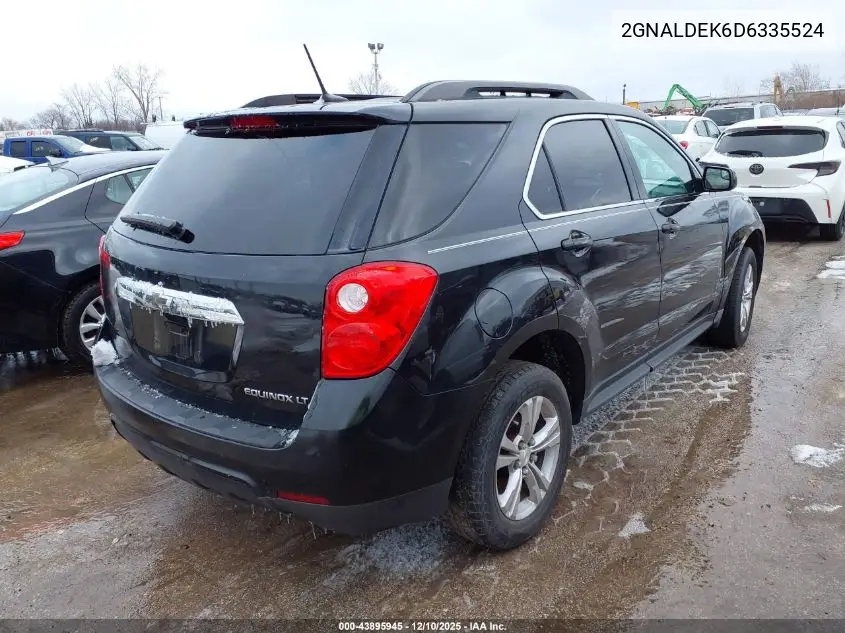 2GNALDEK6D6335524 2013 Chevrolet Equinox 1Lt