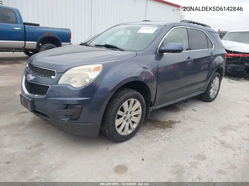 2GNALDEK5D6142846 2013 Chevrolet Equinox 1Lt
