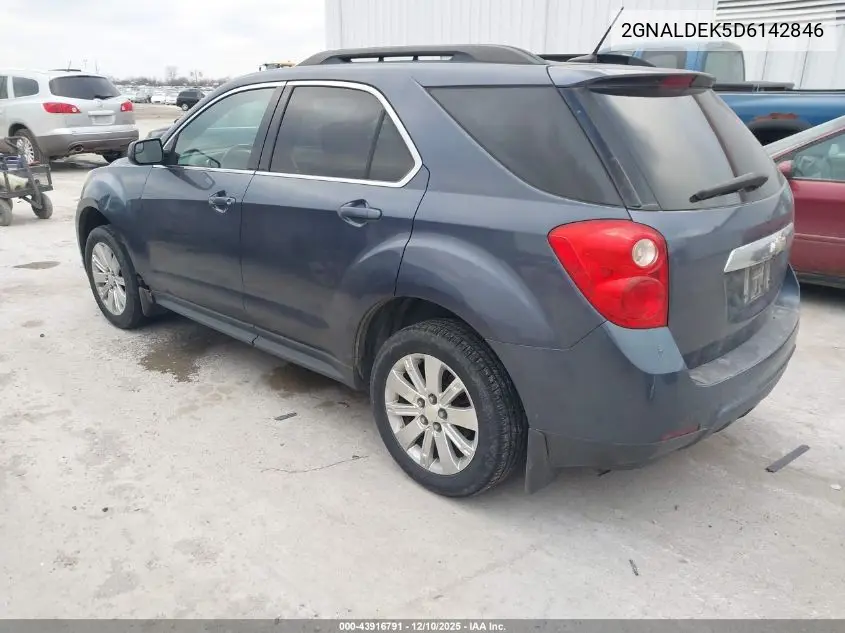 2GNALDEK5D6142846 2013 Chevrolet Equinox 1Lt